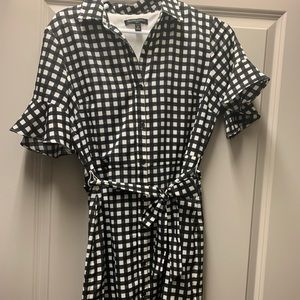 Black and white dress